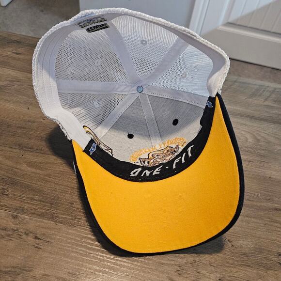 Vintage PFW Mighty Masterdons Musclehead Fitted Hat Cap Black Purdue University - Picture 9 of 11